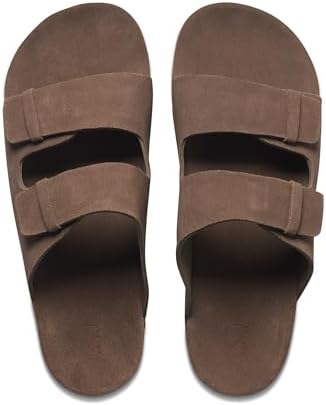REEF Men's Ojai Two Bar Slide Sandal Fossil