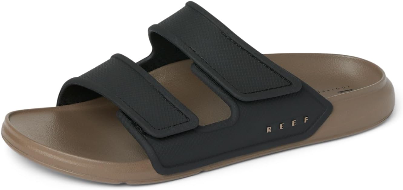 REEF Men's Oasis Adapt Slide Sandals Fossil-black