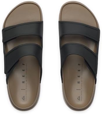 REEF Men's Oasis Adapt Slide Sandals Fossil-black