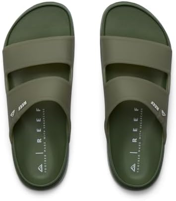 REEF Men's Oasis Double Up Waterproof Slides Stone