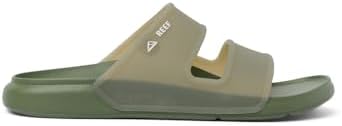REEF Men's Oasis Double Up Waterproof Slides Stone