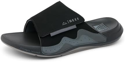 REEF Men's Cruiser Slide Sandal Black-grey