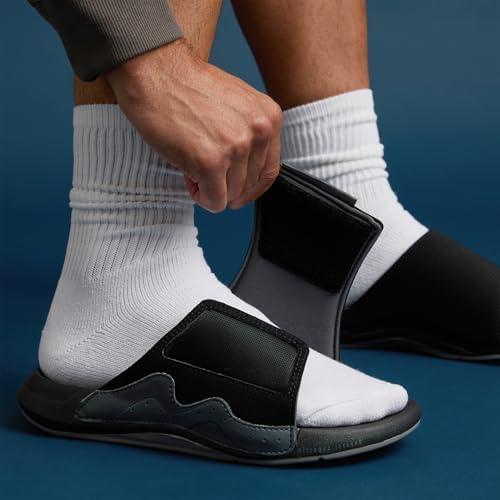 REEF Men's Cruiser Slide Sandal Black-grey