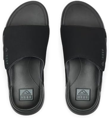 REEF Men's Cruiser Slide Sandal Black-grey