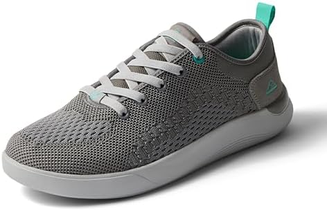 REEF Swellsole Neso Mens Shoe, Lightweight & Breathable, Memory Foam Footbed GreyAqua