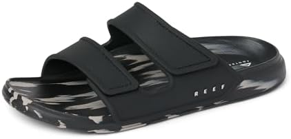 REEF Men's Oasis Adapt Slide Sandals BlackTaupe Marble