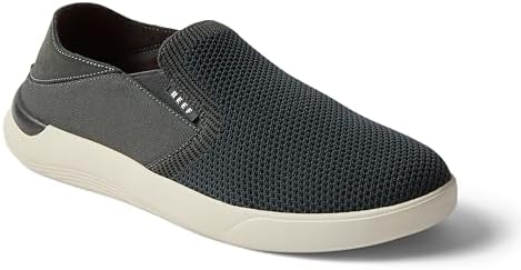 REEF Mens Shoes, Neptune Slip On BlackWhite