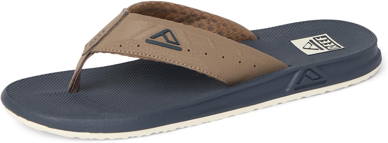 REEF Men's Phantoms Flip-Flop Khaki Navy