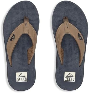 REEF Men's Phantoms Flip-Flop Khaki Navy