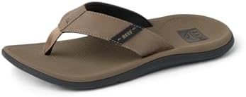 REEF Santa Ana Mens Sandal Tobacco-black