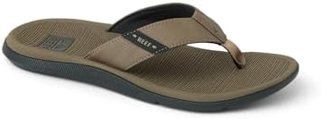 REEF Santa Ana Mens Sandal Tobacco-black