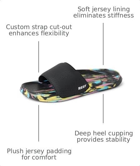 REEF Men's Sandals, Tailslide Candy Marble