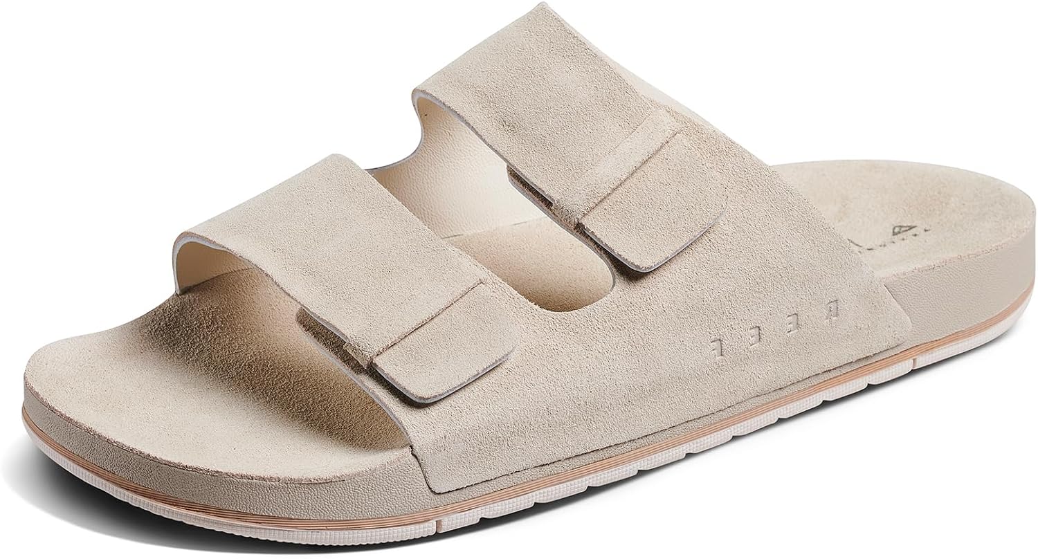 REEF Men's Ojai Two Bar Slide Sandal Oat