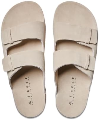 REEF Men's Ojai Two Bar Slide Sandal Oat