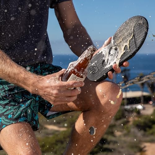 REEF Mens Sandals, Fanning BlackBrown