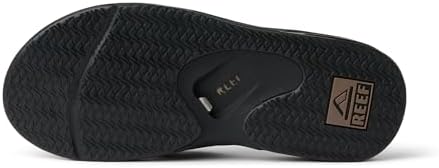 REEF Mens Sandals, Fanning BlackBrown
