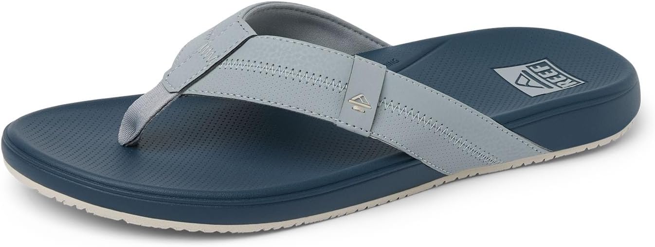 REEF Men’s Sandals, Cushion Phantom 2.0 Grey-navy
