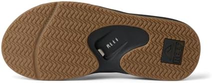 REEF Mens Sandals, Fanning BlackSilver