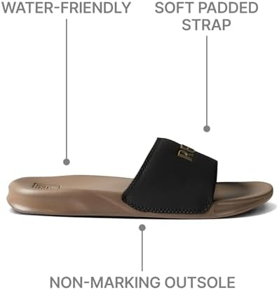 REEF One Slide Mens Sandal BlackFossil