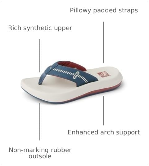 REEF Mens Sandals, Cruiser Varsity