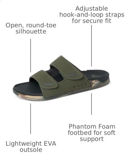 REEF Men's Sandals, Phantom Tradewind Camo Marble