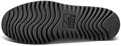 REEF Mens Leucadian Shoe, Premium Suede, Memory Foam Footbed, Lightweight Black