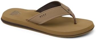 REEF Layback Men's Flip Flop Sandal, Arch Support, Water Friendly Tan