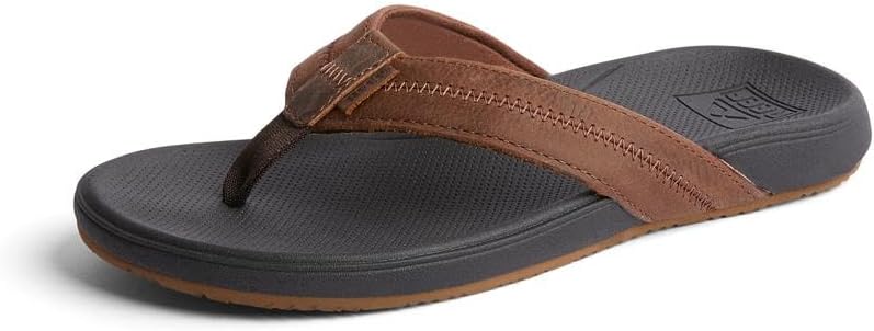 REEF Men’s Sandals, Cshn Phantom 2.0 LE Brown-black