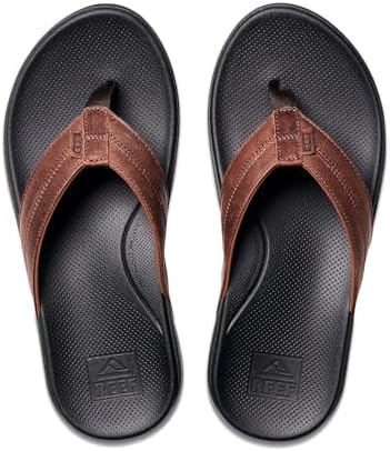 REEF Men’s Sandals, Cshn Phantom 2.0 LE Brown-black