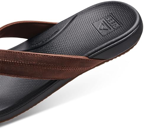 REEF Men’s Sandals, Cshn Phantom 2.0 LE Brown-black