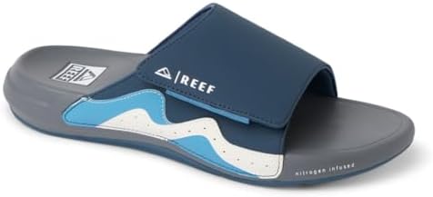 REEF Men's Cruiser Slide Sandal Navy-grey-white