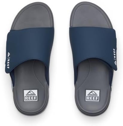 REEF Men's Cruiser Slide Sandal Navy-grey-white