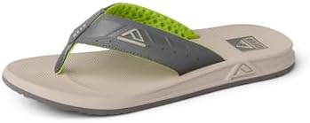 REEF Men's Phantoms Flip-Flop GreyTanLime