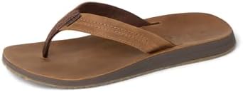 REEF Men's Sandals, Leather Nox BronzeBrown