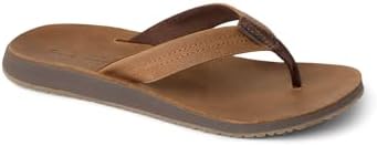 REEF Men's Sandals, Leather Nox BronzeBrown