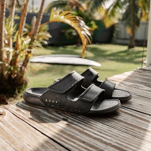 REEF Men's Oasis Adapt Slide Sandals Black