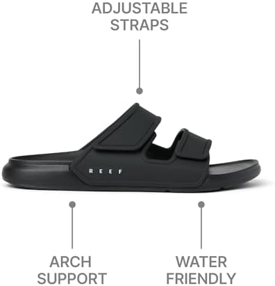 REEF Men's Oasis Adapt Slide Sandals Black