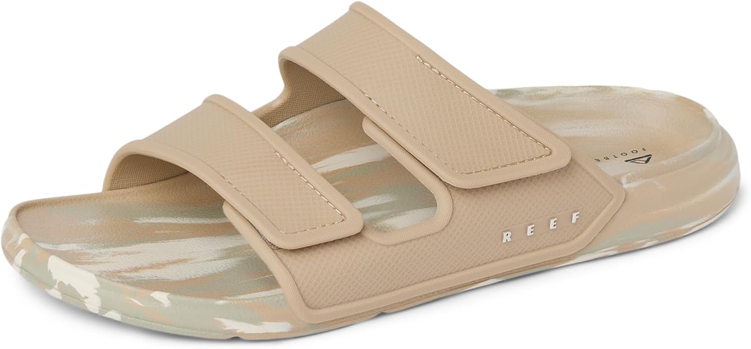 REEF Men's Oasis Adapt Slide Sandals Fossil-birch