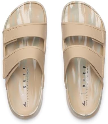 REEF Men's Oasis Adapt Slide Sandals Fossil-birch