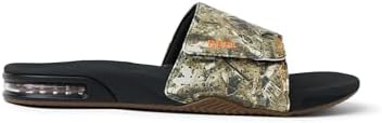REEF Mens Fanning Slide | Bottle Opener Sandal Tree Camo