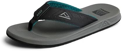 REEF Men's Phantoms Flip-Flop GreyBlackGreen