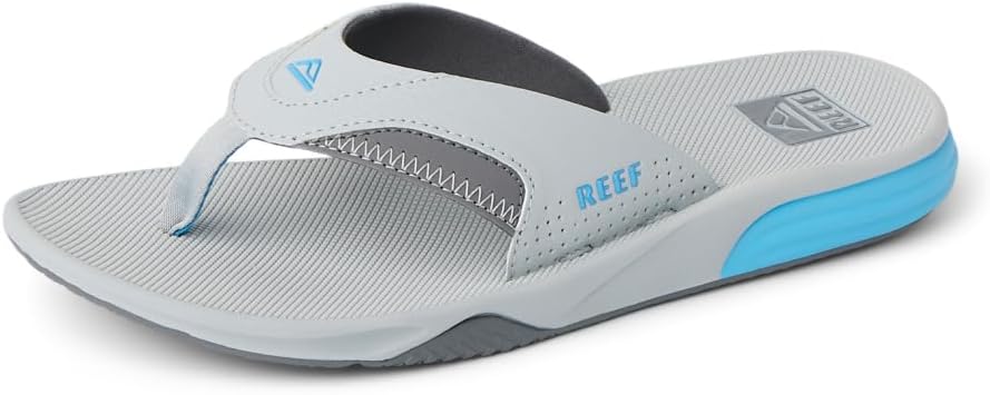 REEF Men's Cushion Fanning Light GreyBlue