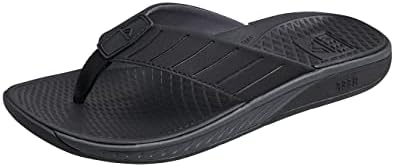 REEF Men's Deckhand Water Friendly Flip Flops Stormy Black