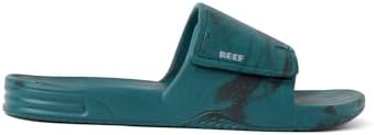 REEF Men's Sandals Fanning Slide H20 Deep Teal Marble