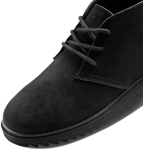 REEF Mens Leucadian Shoe, Premium Suede, Memory Foam Footbed, Lightweight Black