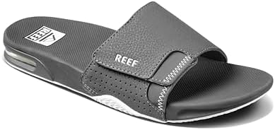 REEF Mens Fanning Slide | Bottle Opener Sandal Shadow