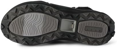 REEF Cross Shore Men's Casual Sport Sandal, Adjustable Straps, Supportive Footbed, No Slip Traction Black