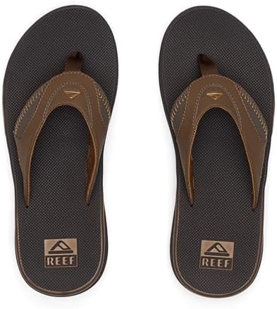 REEF Men's Cushion Fanning Dark Brown