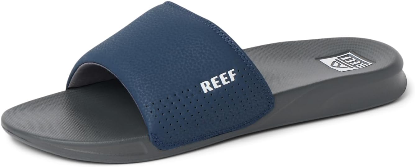 REEF One Slide Mens Sandal Navy-white