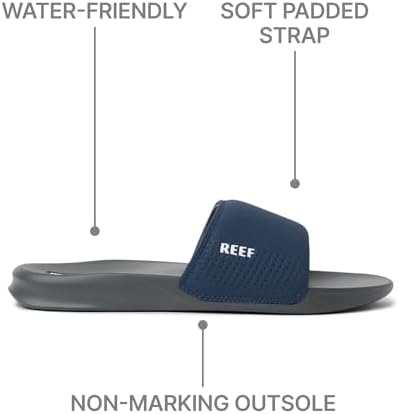 REEF One Slide Mens Sandal Navy-white